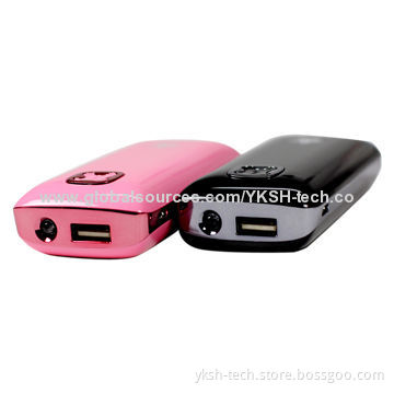 Power Banks with High-transformation Rate of 5,200mAh and Automatic Power-off Controlling Function